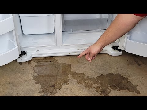 fridge is leaking